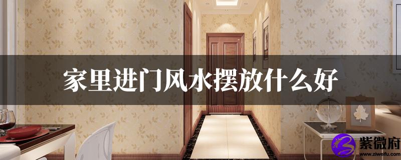 家里进门风水摆放什麽好